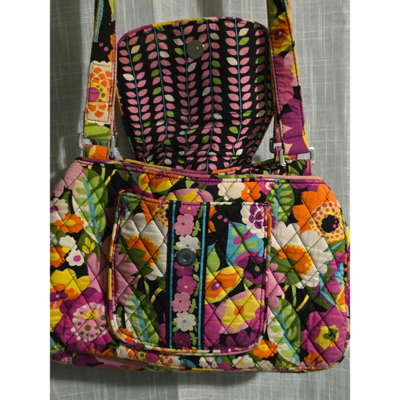 Women's Vera Bradley Va Va Bloom‎ Floral Quilted Clare or Shoulder Bag style - Picture 6 of 15